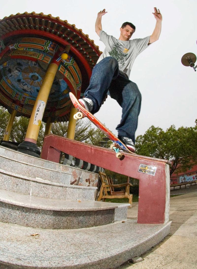 Vaughan Smith-Neville skating in Taiwan
