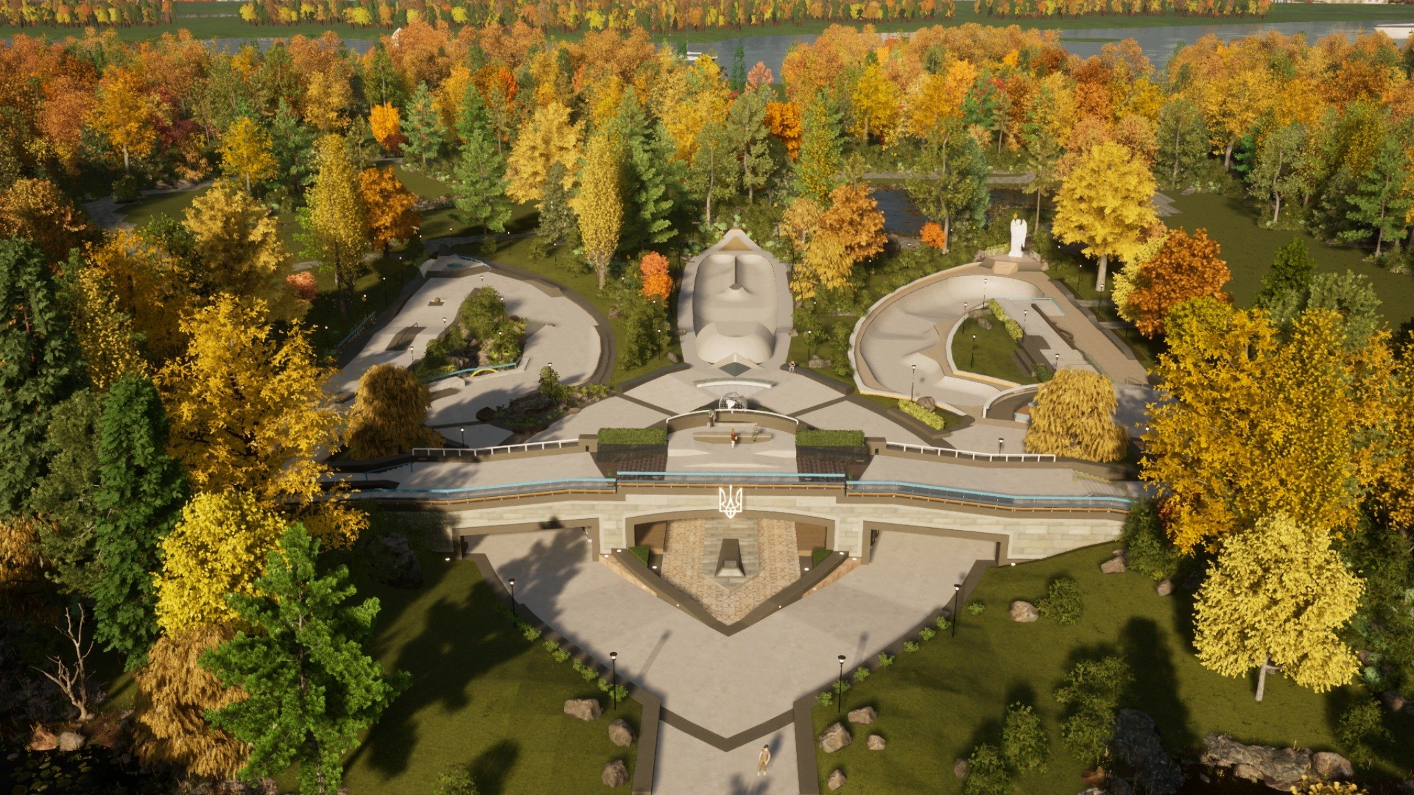 Ukraine aerial concept render