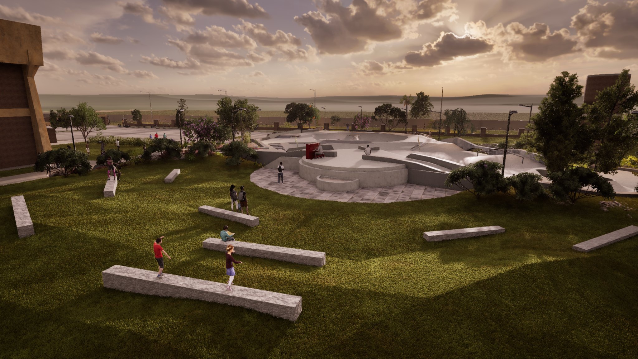 Zambia concept aerial render